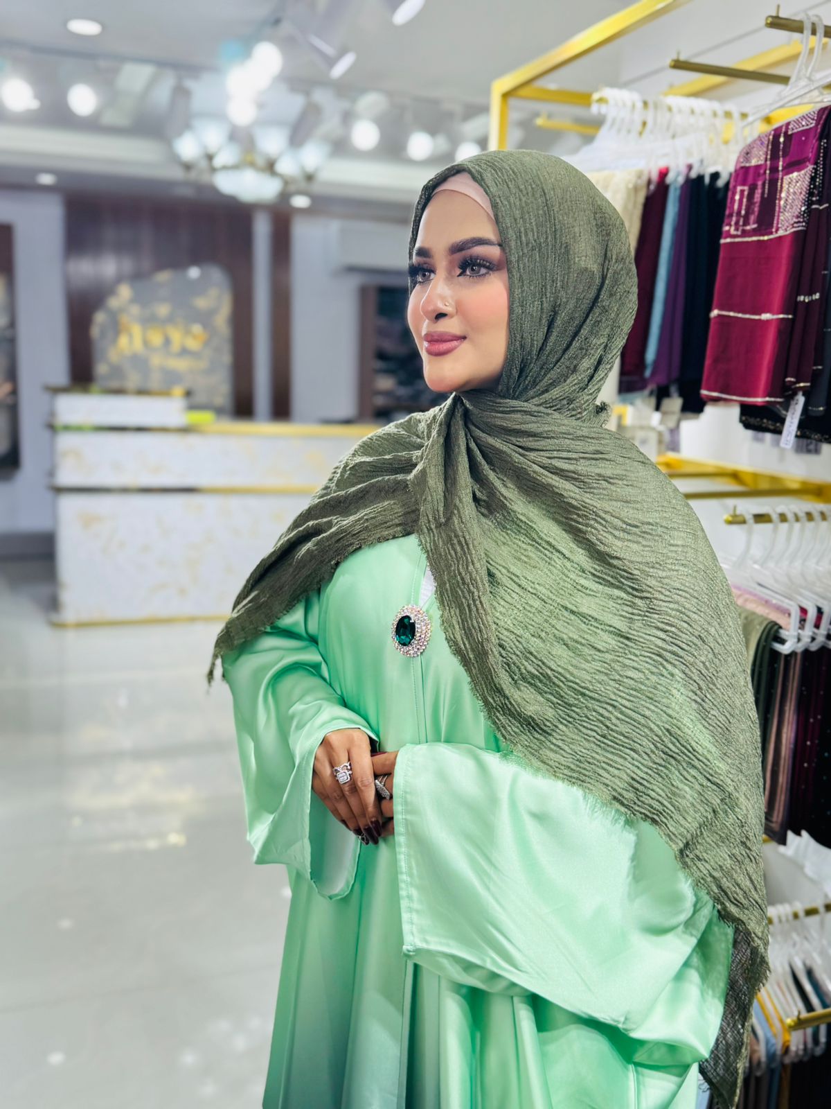 Olive green