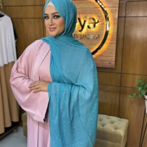 Diamond stone cotton hijab- 1111