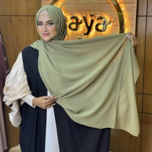 Indonesian Solid Chiffon hijab- 3219