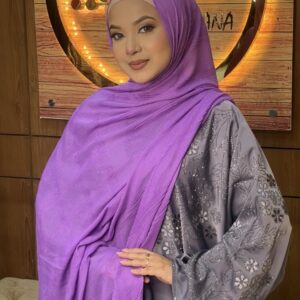Turkish cotton crepe hijab- 2218