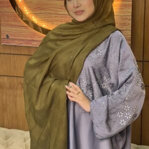 Turkish cotton crepe hijab- 2217