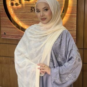 Turkish cotton crepe hijab- 2212