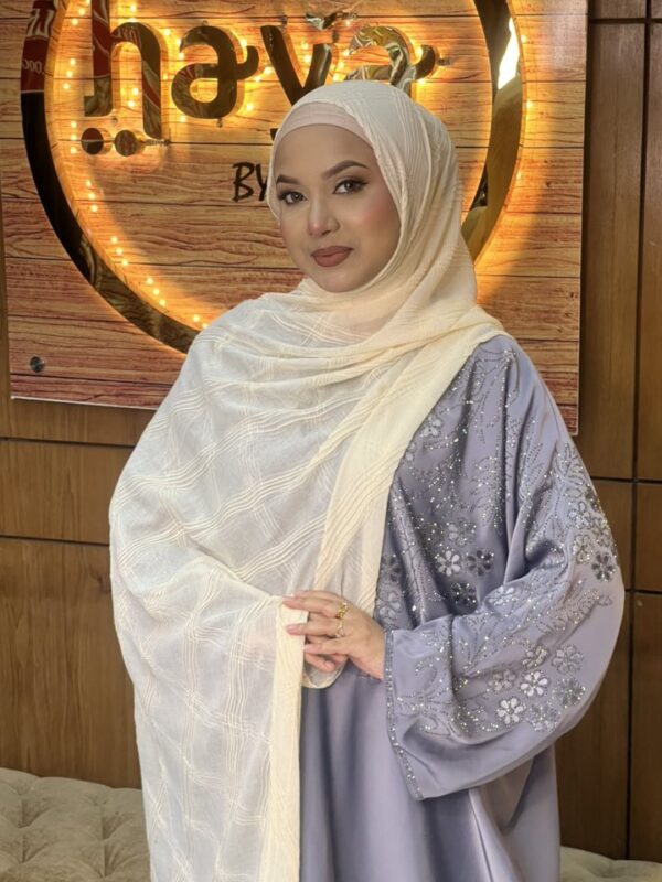 Turkish cotton crepe hijab- 2212