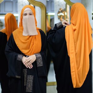 Indonesian Solid Chiffon hijab- 3216