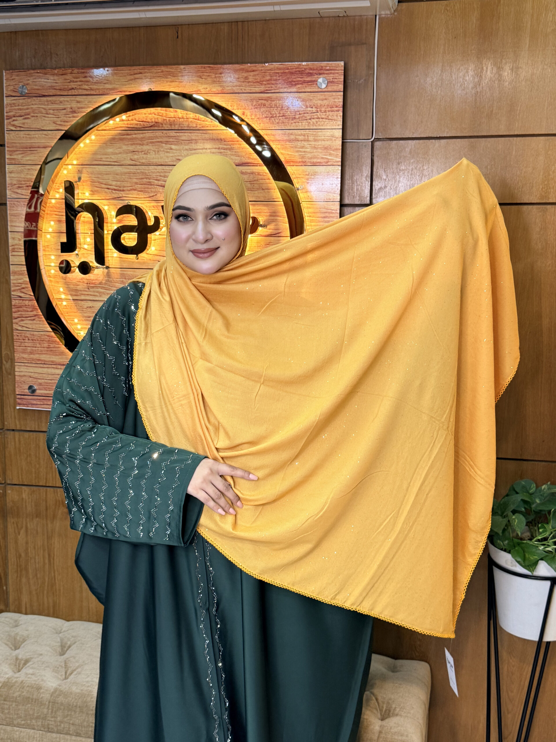 Glitter Cotton Hijab 15