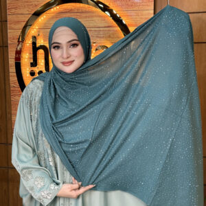 Dazzle Dot Cotton Hijab 3