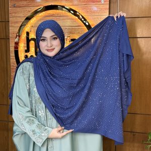 Dazzle Dot Cotton Hijab 15