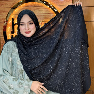 Dazzle Dot Cotton Hijab 6