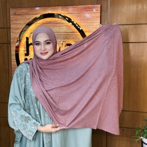 Dazzle Dot Cotton Hijab 11