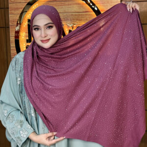 Dazzle Dot Cotton Hijab 7
