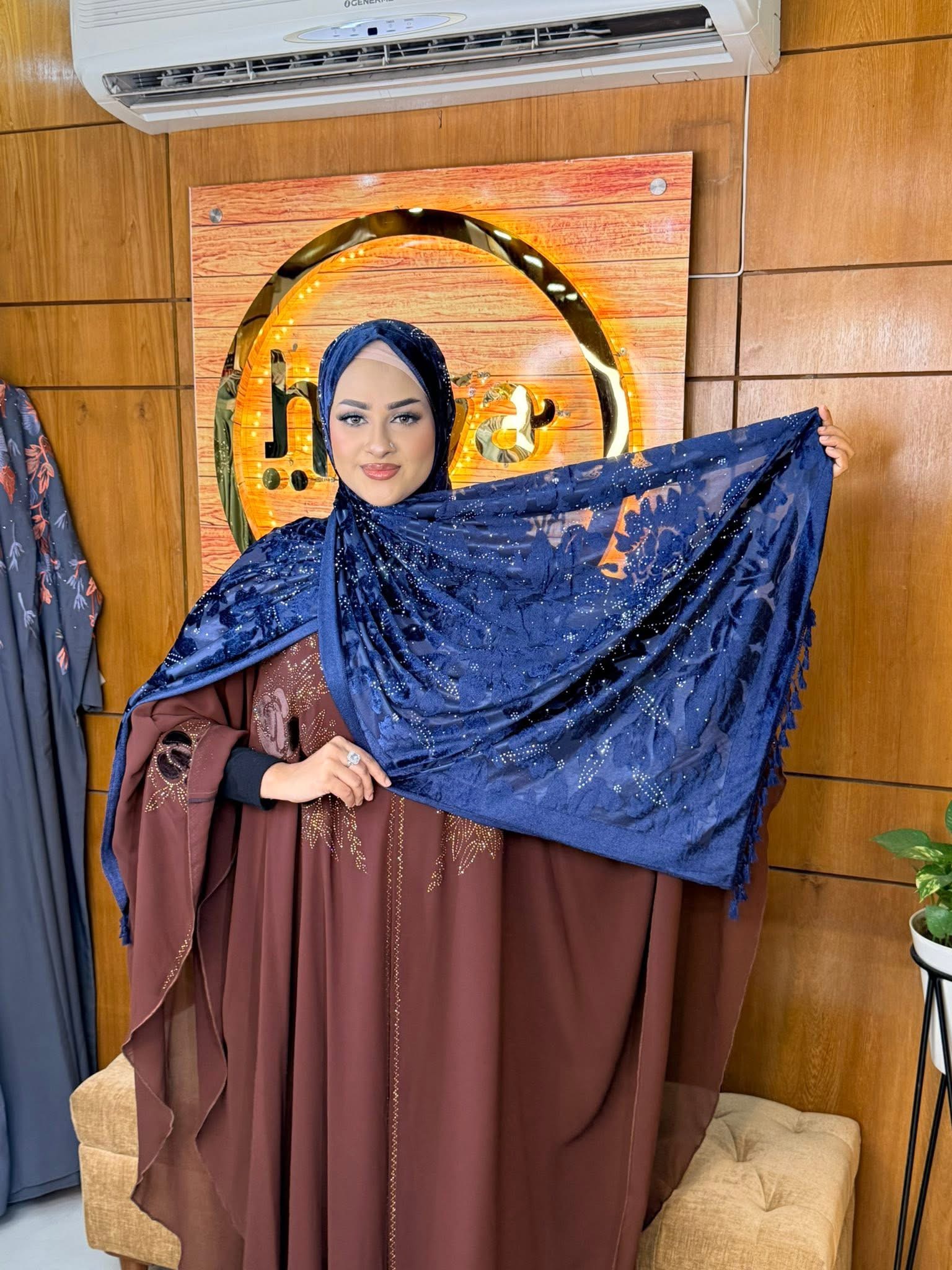 Velvet Touch Party Hijab 2
