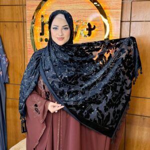 Velvet Touch Party Hijab 3