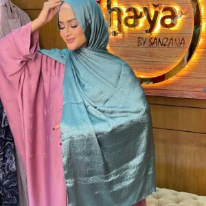 Crush silk hijab 2
