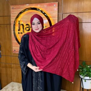 Pearl Stone cotton hijab 12