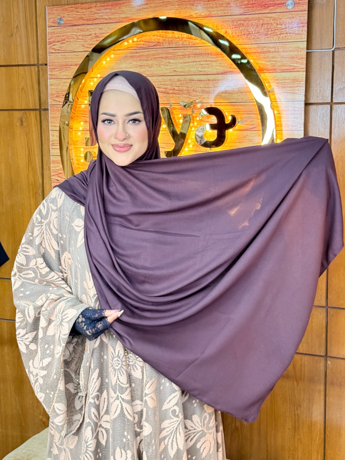 Indonesian Solid Chiffon hijab- 3257